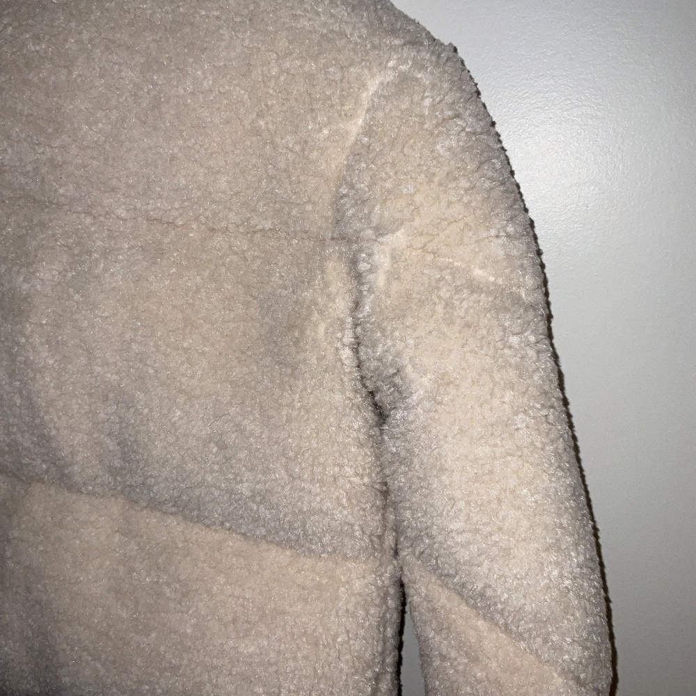 SAM. NYC Girls Sherpa Mid Coat – Size 8 (Almond) – NWT - Picture 7 of 14